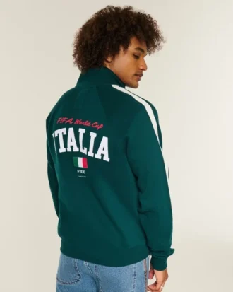 1990 FIFA World Cup Italia grafisk fleecejakke