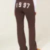 1997 Grafisk bootcut-joggebukse