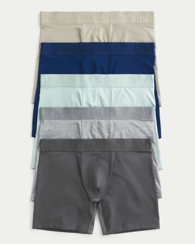 5-pakning med lengre, kjølende boxershorts