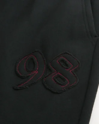 98 Grafisk bootcut-joggebukse