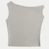 Asymmetrisk off-shoulder-top