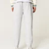Avslappede joggebukse i fleece