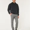 Avslappede joggebukse i twill