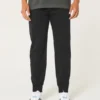 Avslappede joggebukse i twill