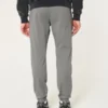 Avslappede joggebukse i twill