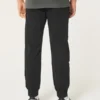 Avslappede joggebukse i twill