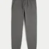 Avslappede joggebukse i twill