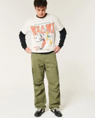 Avslappet Disney Miami Hurricanes grafisk T-skjorte