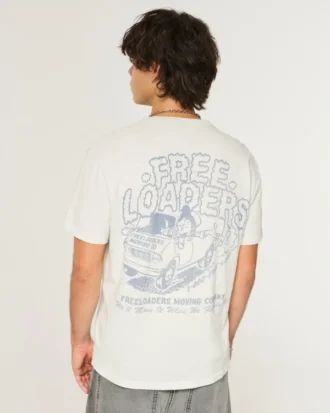 Avslappet Freeloaders Moving Company grafisk T-skjorte