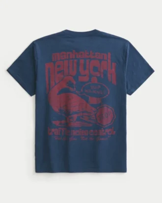 Avslappet Manhattan Noise Control Graphic Tee