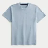 Avslappet stretch-T-skjorte