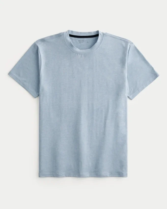 Avslappet stretch-T-skjorte