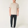 Avslappet stretch-T-skjorte
