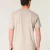 Avslappet stretch-T-skjorte
