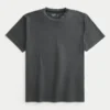 Avslappet stretch-T-skjorte