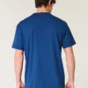 Avslappet stretch-T-skjorte