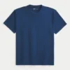 Avslappet stretch-T-skjorte