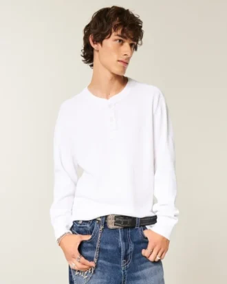 Avslappet termisk Henley
