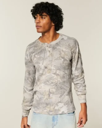 Avslappet termisk Henley