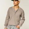 Avslappet termisk Henley