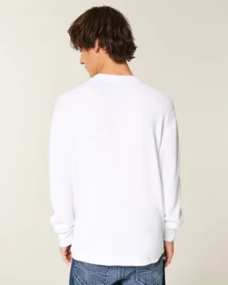 Avslappet termisk Henley