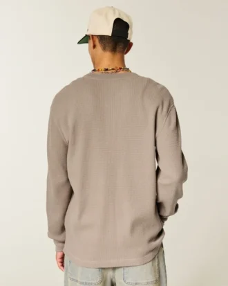Avslappet termisk Henley