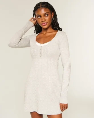 Babydoll-genser minikjole