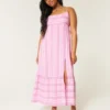 Babydoll maxi-kjole
