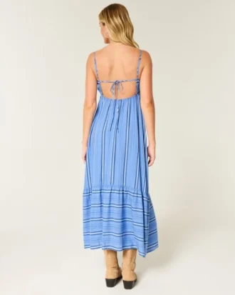 Babydoll maxi-kjole