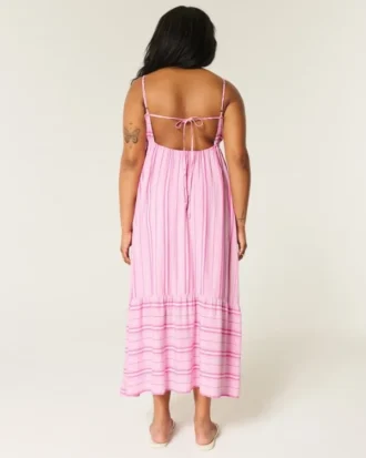 Babydoll maxi-kjole