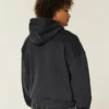 Baggy Cinch Studded New York City Graphic Hoodie