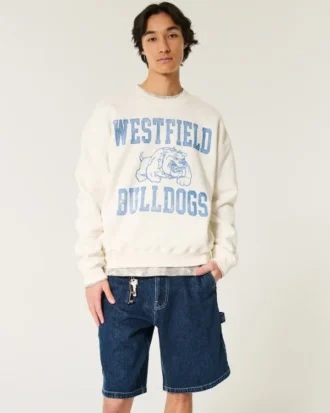 Baggy denimmalershorts