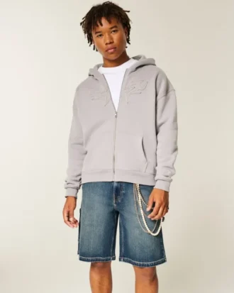 Baggy denimmalershorts