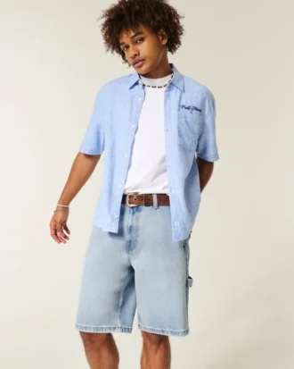 Baggy denimmalershorts