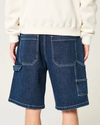 Baggy denimmalershorts