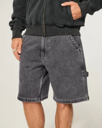 Baggy denimmalershorts