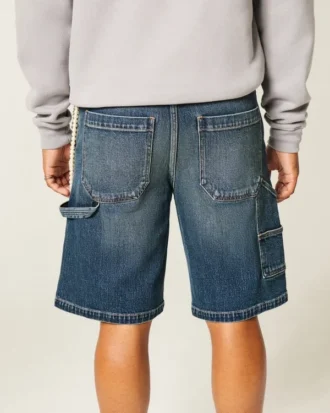 Baggy denimmalershorts
