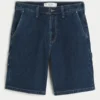 Baggy denimmalershorts