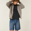 Baggy denimshorts