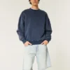 Baggy denimshorts