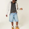 Baggy denimshorts