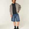 Baggy denimshorts
