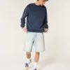 Baggy denimshorts