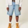 Baggy denimshorts