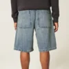 Baggy denimshorts