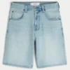 Baggy denimshorts