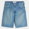 Baggy denimshorts
