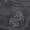 Baggy denimshorts