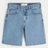 Baggy denimshorts i mediumvask