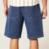 Baggy denimshorts i mediumvask